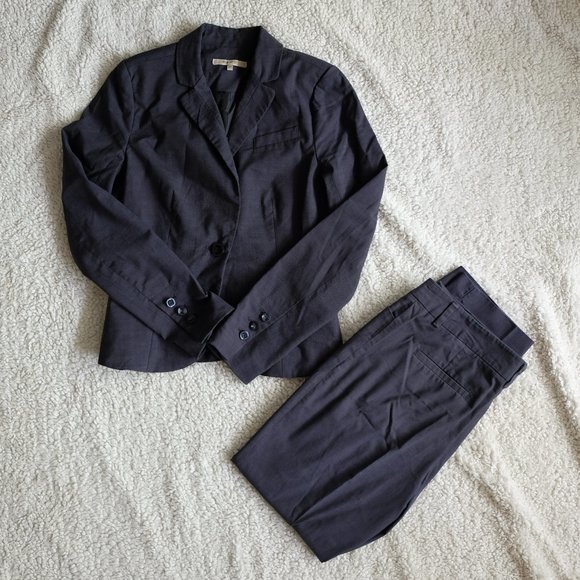 RW&CO Grey/Blue Full Suit (Jacket + Pants) - Picture 1 of 8